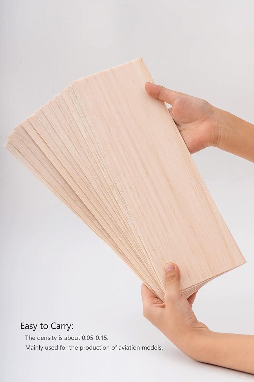 Wood Plaques1/16 x 4 x 12 Inch Natural Wood Color Unfinished Wood